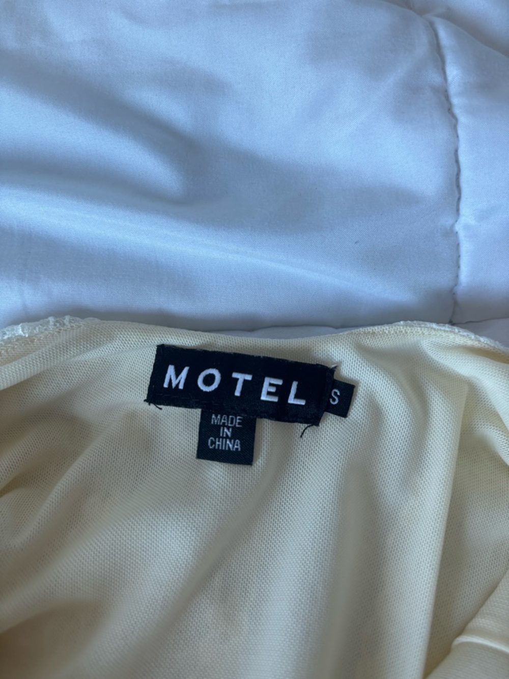 Motel Rocks Cream Lace Mini Dress - Picture 3 of 3